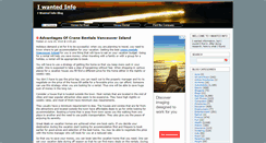 Desktop Screenshot of iwanted.info
